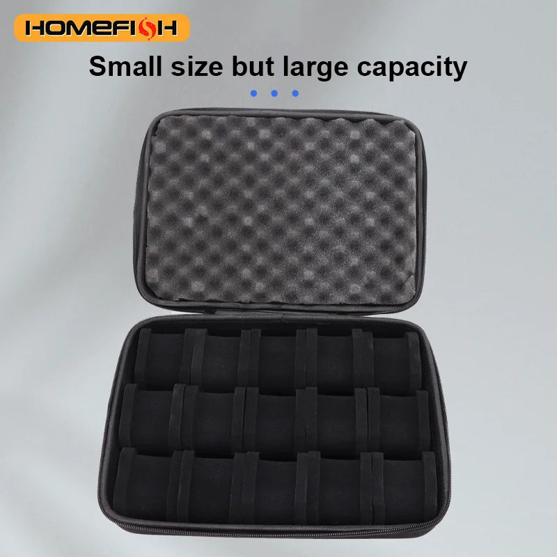 Advanced Watch Storage Box, 15 Card Slot Watch Storage Box, Portable Jewelry Storage Box,Display Cabinet, Suitable for Home