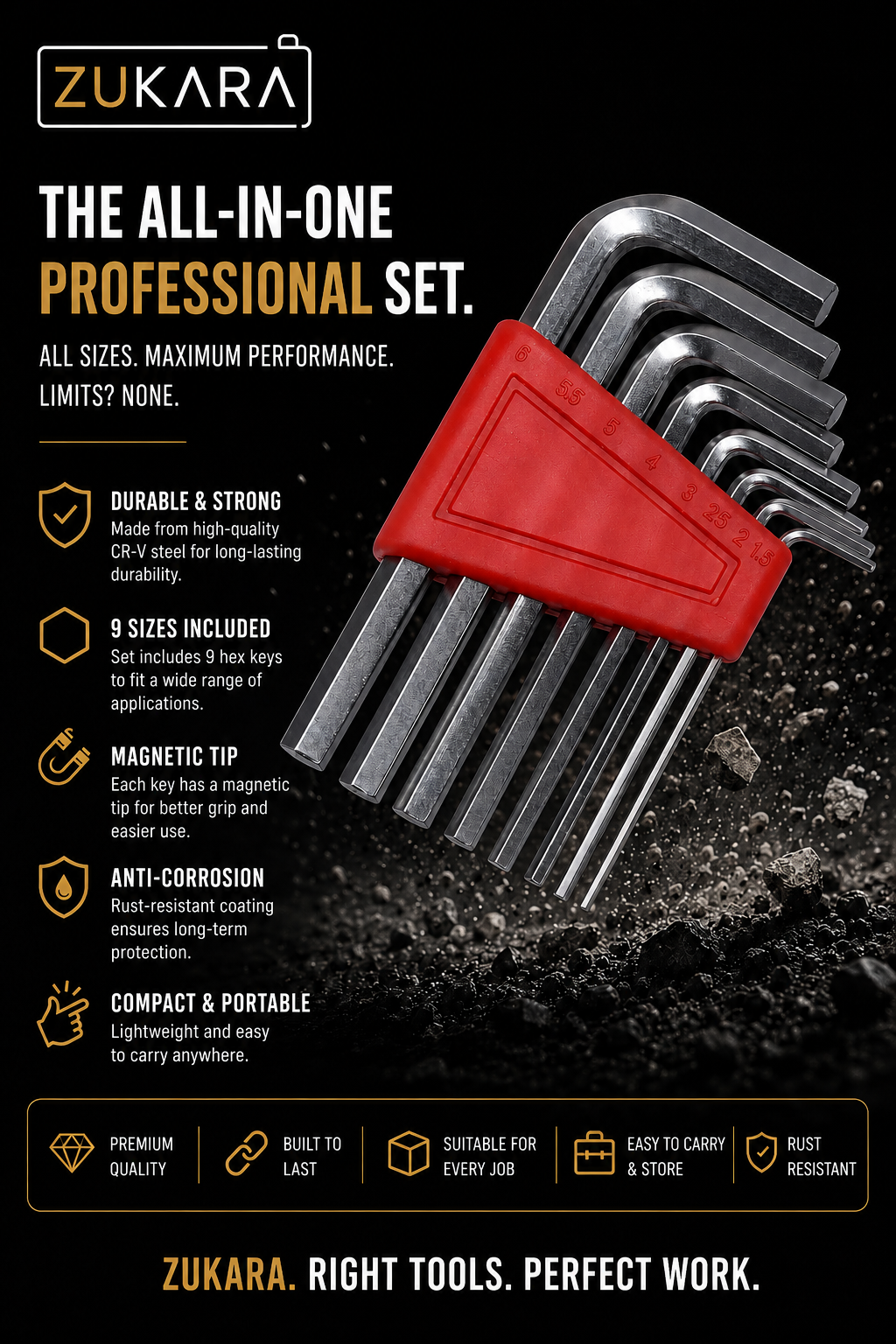 8PCS Allen Key Set