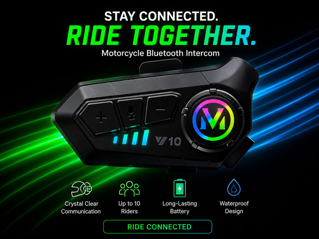 Y10 Motorcycle Bluetooth
