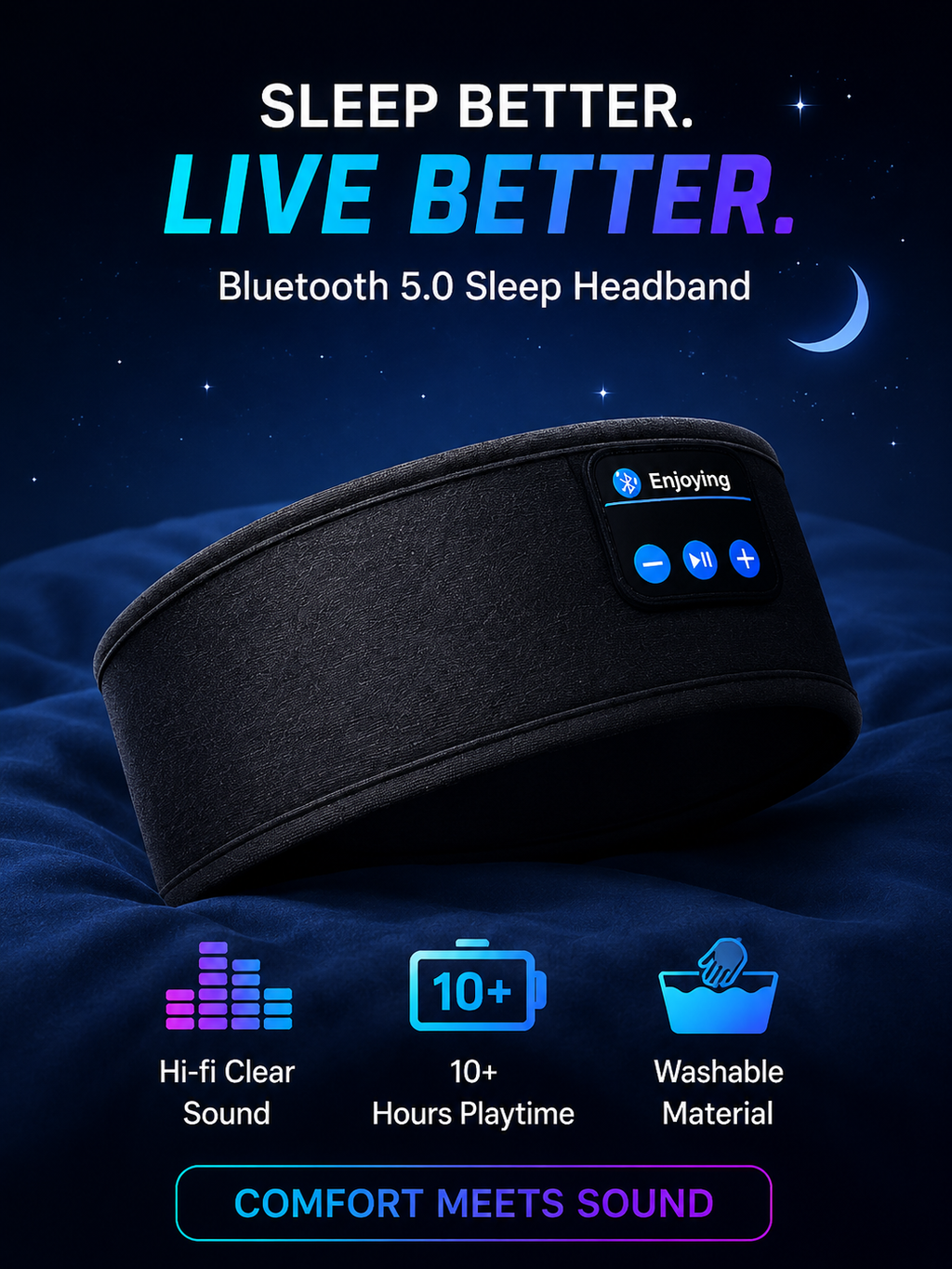 BT Earphones Sports Sleeping