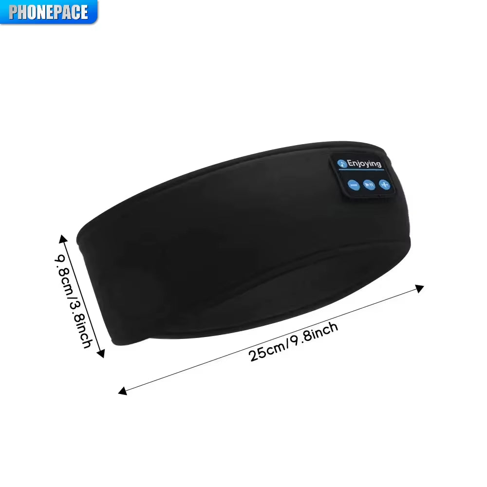BT Earphones Sports Sleeping Headband Elastic Wireless Headphones Music Eye Mask Wireless Bluetooth Headset Headband
